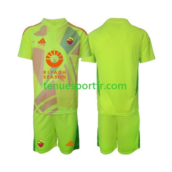 Kit Enfant Maillot Extérieur AS Rome Gardien 2024-2025 à Manches Courtes