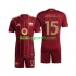 Kit Enfant Maillot Domicile AS Rome Mats Hummels 15 2024-2025 à Manches Courtes