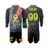 Kit Enfant Maillot Domicile AS Rome Gardien Mile Svilar 99 2024-2025 à Manches Longues