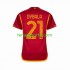 Homme Maillot Domicile AS Rome Paulo Dybala 21 2023-2024 à Manches Courtes