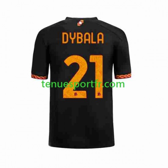 Homme Maillot Troisième AS Rome Paulo Dybala 21 2023-2024 à Manches Courtes