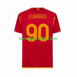 Homme Maillot Domicile AS Rome Romelu Lukaku 90 2023-2024 à Manches Courtes