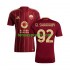 Homme Maillot Domicile AS Rome Stephan El Shaarawy 92 2024-2025 à Manches Courtes