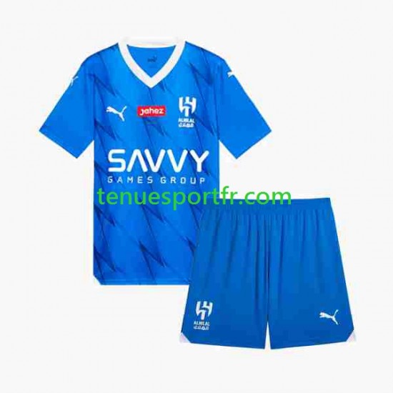 Kit Enfant Maillot Domicile Al-Hilal 2023-2024 à Manches Courtes