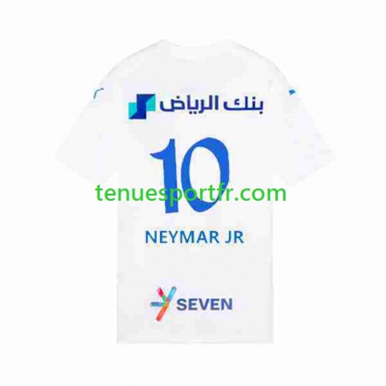 Homme Maillot Extérieur Al-Hilal Neymar JR 10 2023-2024 à Manches Courtes