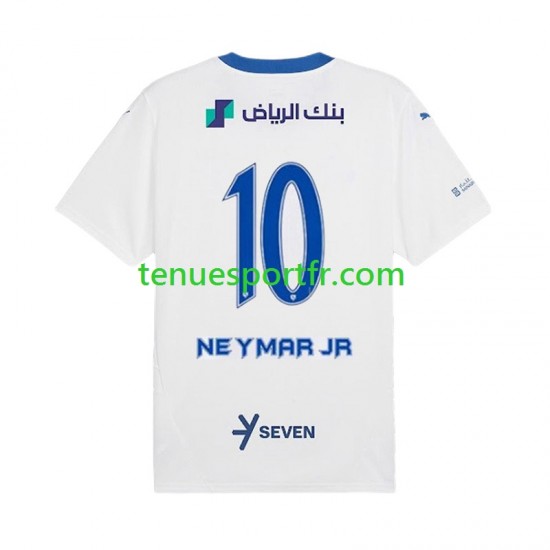 Homme Maillot Extérieur Al-Hilal Neymar JR 10 2024-2025 à Manches Courtes