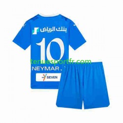 Kit Enfant Maillot Domicile Al-Hilal Neymar JR 10 2023-2024 à Manches Courtes