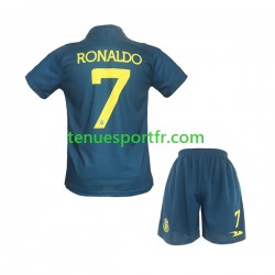 Kit Enfant Maillot Extérieur Al-Ittihad FC Ronlado 7 2022-2023 à Manches Courtes