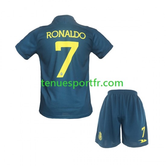 Kit Enfant Maillot Extérieur Al-Ittihad FC Ronlado 7 2022-2023 à Manches Courtes