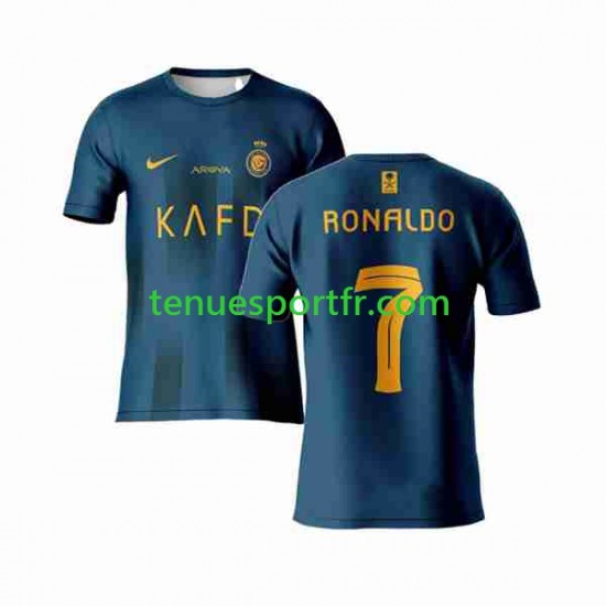 Homme Maillot Extérieur Al-Nassr Ronaldo 7 2023-2024 à Manches Courtes