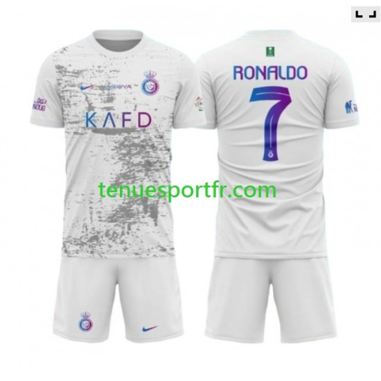 Kit Enfant Maillot Troisième Al-Nassr Ronaldo 7 2023-2024 à Manches Courtes
