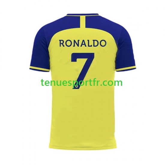 Homme Maillot Domicile Al-Nassr Ronaldo 7 2022-2023 à Manches Courtes