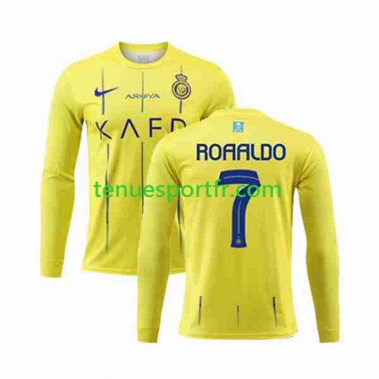 Homme Maillot Domicile Al-Nassr Ronaldo 7 2023-2024 à Manches Longues