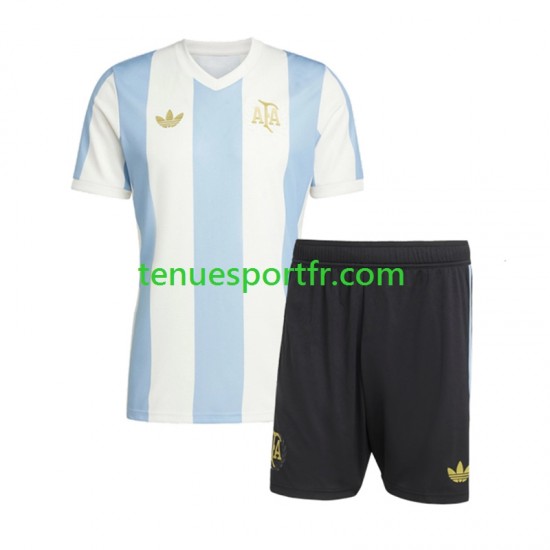 Kit Enfant Maillot Domicile Argentine 50 Anniversary à Manches Courtes