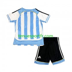 Kit Enfant Maillot Retro Domicile Argentine 2006 à Manches Courtes