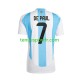 Homme Maillot Domicile Argentine De Paul 7 Copa America 2024 à Manches Courtes
