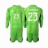 Kit Enfant Maillot Domicile Argentine Gardien Emiliano Martinez 23 World Cup 2022 à Manches Longues