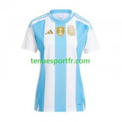 Femme Maillot Domicile Argentine Copa America 2024 à Manches Courtes