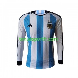 Homme Maillot Domicile Argentine World Cup 2022 à Manches Longues