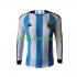 Homme Maillot Domicile Argentine World Cup 2022 à Manches Longues