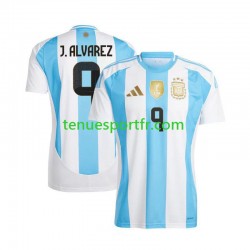 Homme Maillot Domicile Argentine Julian Alvarez 9 Copa America 2024 à Manches Courtes