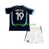 Kit Enfant Maillot Retro Extérieur Argentine Lionel Messi 19 2006 à Manches Courtes