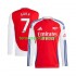 Homme Maillot Domicile Arsenal Bukayo Saka 7 2024-2025 Rouge à Manches Longues