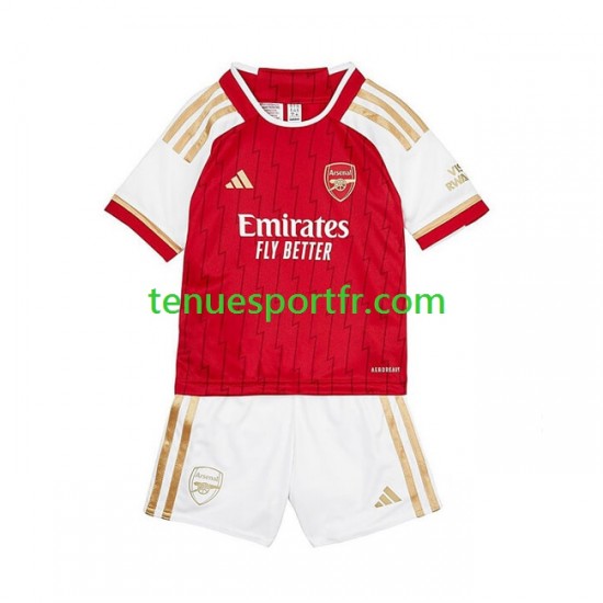 Kit Enfant Maillot Domicile Arsenal 2023-2024 à Manches Courtes