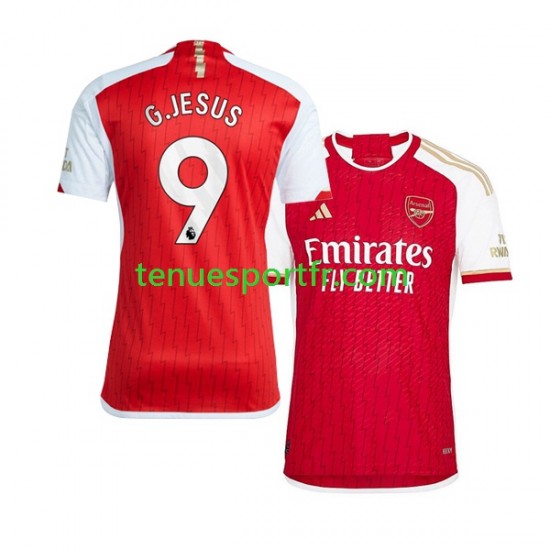 Homme Maillot Domicile Arsenal Gabriel Jesus 9 2023-2024 à Manches Courtes