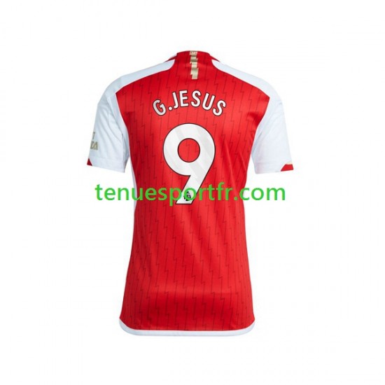 Homme Maillot Domicile Arsenal Gabriel Jesus 9 2023-2024 à Manches Courtes
