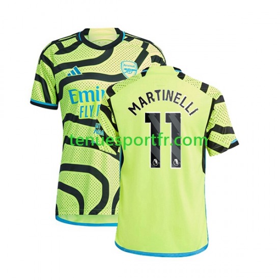 Homme Maillot Extérieur Arsenal Gabriel Martinelli 11 2023-2024 à Manches Courtes