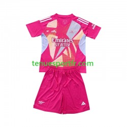 Kit Enfant Maillot Extérieur Arsenal Gardien 2024-2025 à Manches Courtes