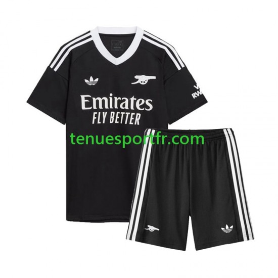 Kit Enfant Maillot Quatrième Arsenal Gardien 2024-2025 à Manches Courtes