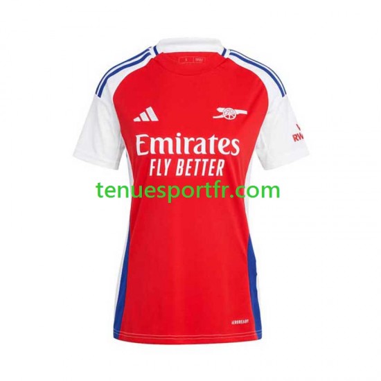 Femme Maillot Domicile Arsenal 2024-2025 à Manches Courtes