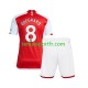 Kit Enfant Maillot Domicile Arsenal Martin Odegaard 8 2023-2024 à Manches Courtes
