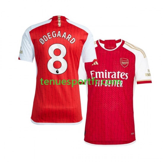 Homme Maillot Domicile Arsenal Martin Odegaard 8 2023-2024 à Manches Courtes
