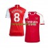 Homme Maillot Domicile Arsenal Martin Odegaard 8 2023-2024 à Manches Courtes