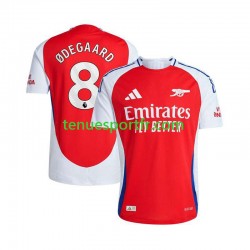 Homme Maillot Domicile Arsenal Martin Odegaard 8 2024-2025 Rouge à Manches Courtes