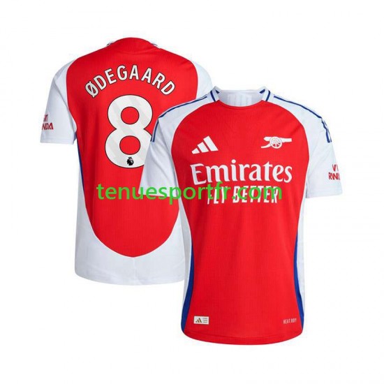 Homme Maillot Domicile Arsenal Martin Odegaard 8 2024-2025 Rouge à Manches Courtes