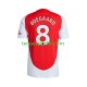 Homme Maillot Domicile Arsenal Martin Odegaard 8 2024-2025 Rouge à Manches Courtes