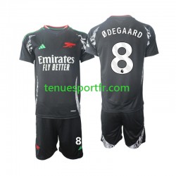 Kit Enfant Maillot Extérieur Arsenal Odegaard 8 2024-2025 à Manches Courtes