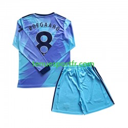 Kit Enfant Maillot Troisième Arsenal Odegaard 8 2024-2025 à Manches Longues