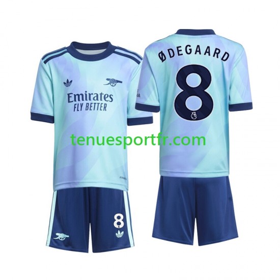 Kit Enfant Maillot Troisième Arsenal Odegaard 8 2024-2025 à Manches Courtes