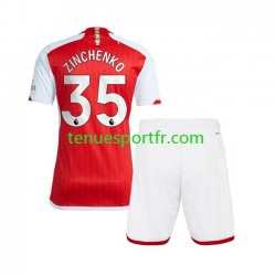 Kit Enfant Maillot Domicile Arsenal Oleksandr Zinchenko 35 2023-2024 à Manches Courtes