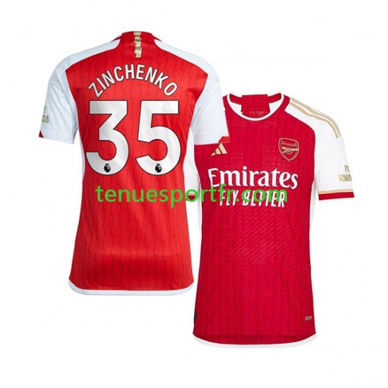 Homme Maillot Domicile Arsenal Oleksandr Zinchenko 35 2023-2024 à Manches Courtes