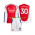Kit Enfant Maillot Domicile Arsenal Raheem Sterling 30 2024-2025 à Manches Longues