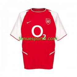 Homme Maillot Retro Domicile Arsenal 2002 à Manches Courtes