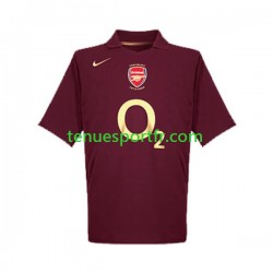 Homme Maillot Retro Domicile Arsenal 2005 à Manches Courtes