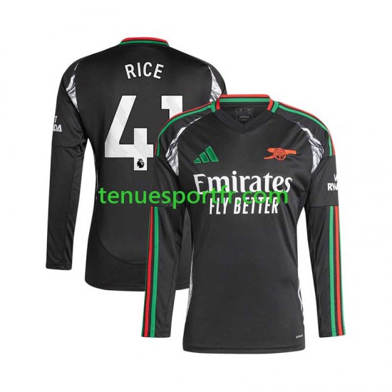 Homme Maillot Extérieur Arsenal Rice 41 2024-2025 à Manches Longues