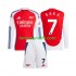Kit Enfant Maillot Domicile Arsenal SAKA 7 2024-2025 à Manches Longues